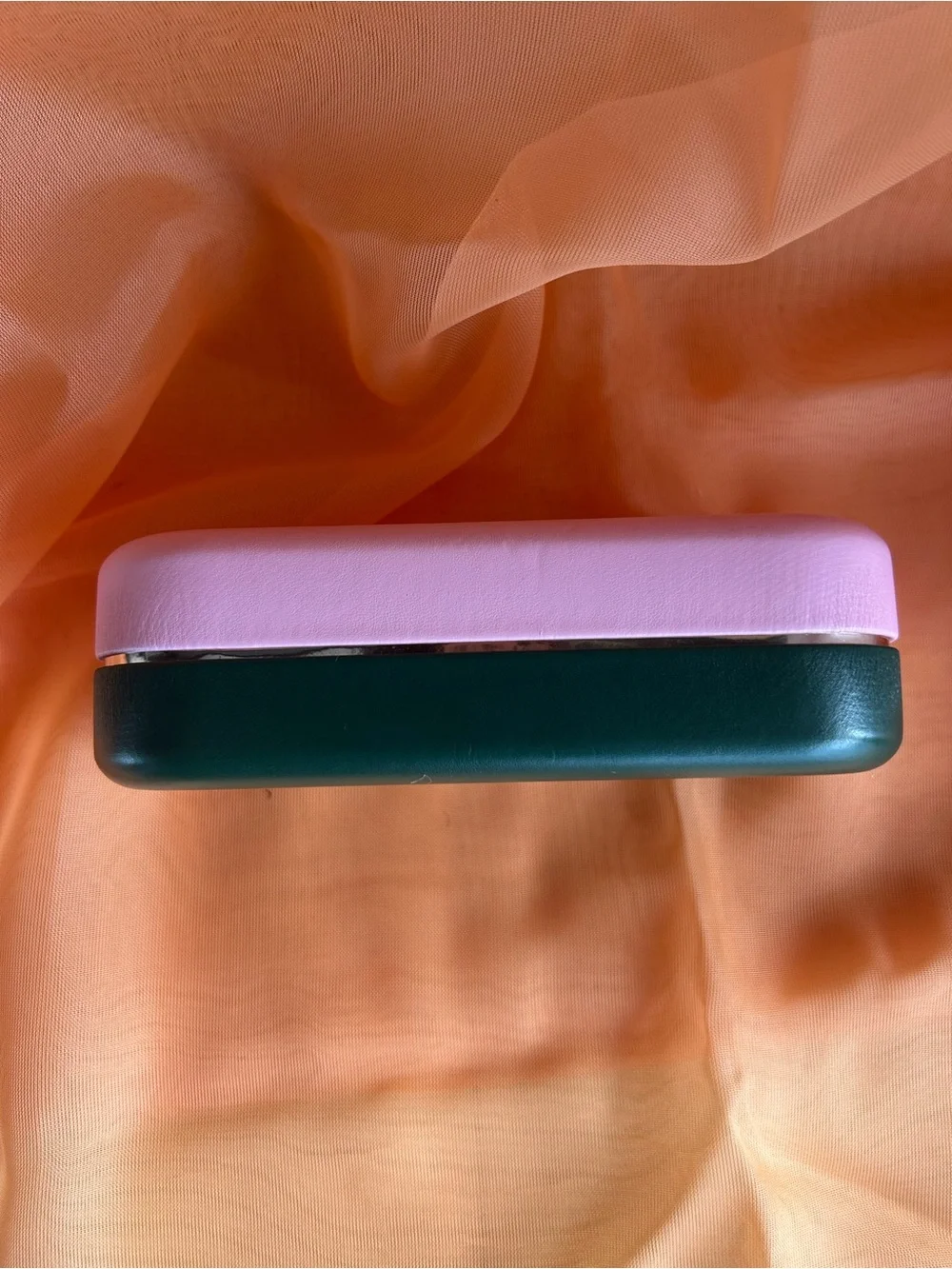 kate spade Pink and Dark Green 'Hello Sunshine' Eyewear Case